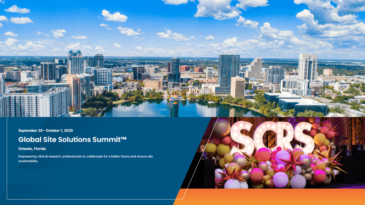 Global Site Solutions Summit (SCRS) 2025