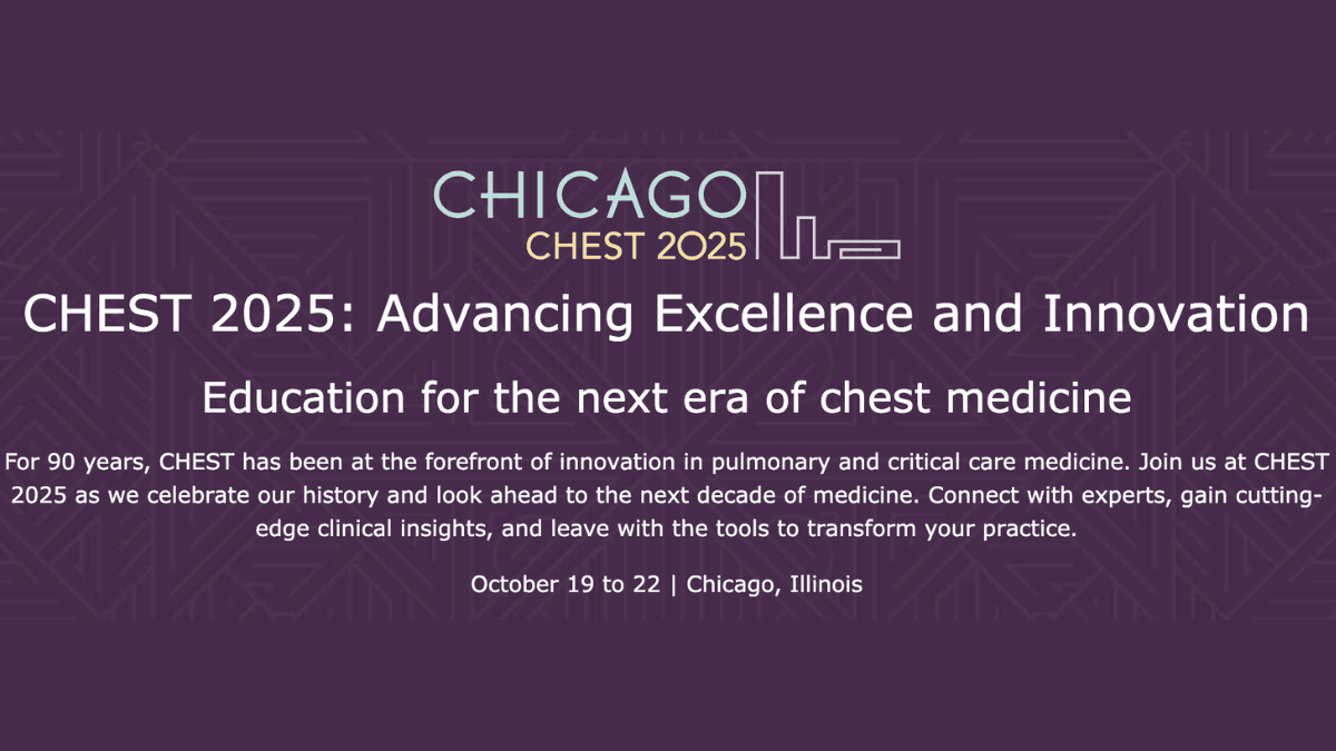 The American College of Chest Physicians (CHEST) 2025