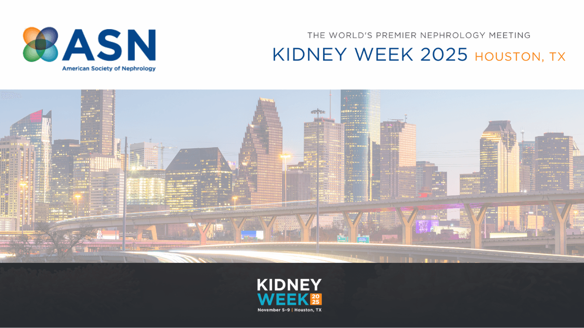 American Society of Nephrology (ASN) Kidney Week 2025