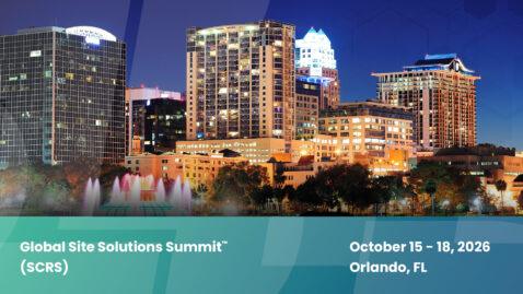 Global Site Solutions Summit™(SCRS) 2026